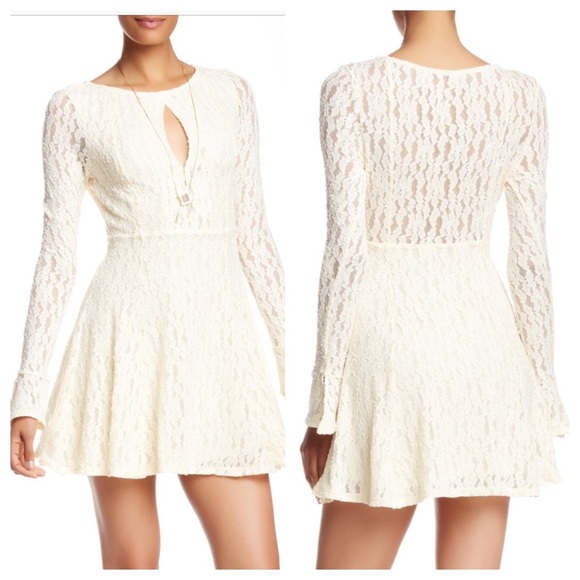 Free People Dresses & Skirts - Free People corded lace fit & flare dress